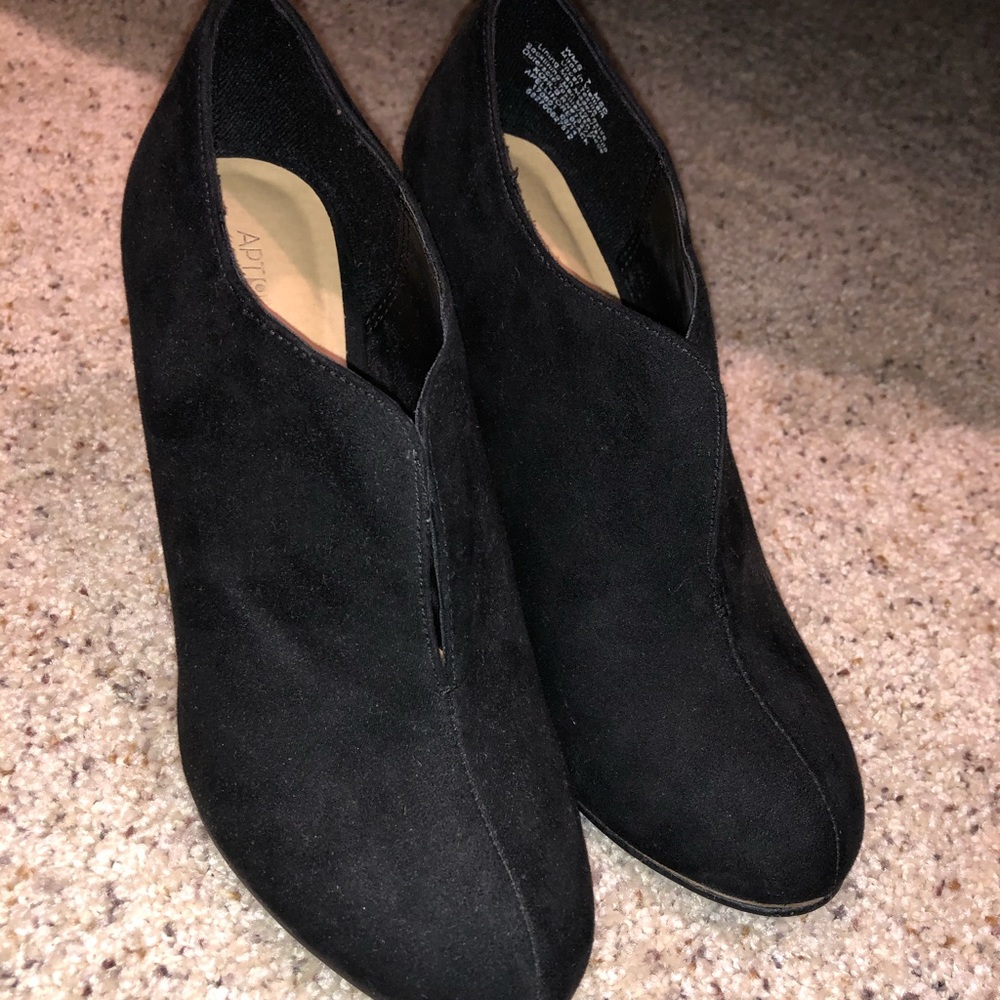 Black Suede Heels